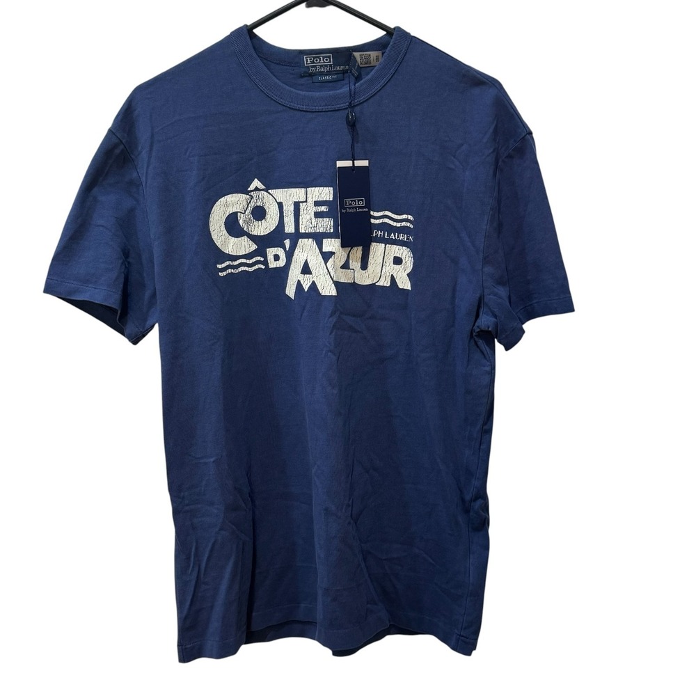 Polo Ralph Lauren Mens T-Shirt Classic Fit Cote D'Azur Short Sleeve Small NWT